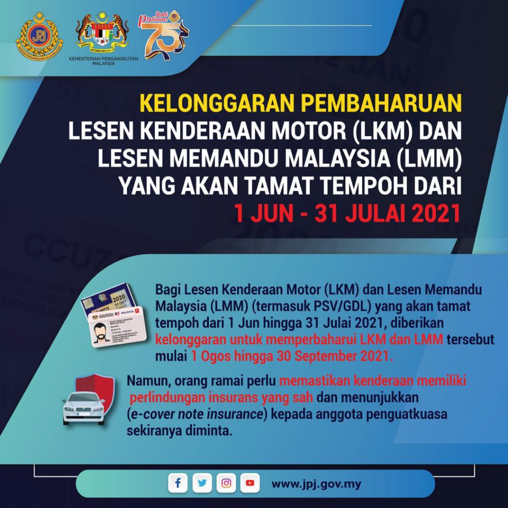 Malaysia post office renew 2021 road tax at Road tax