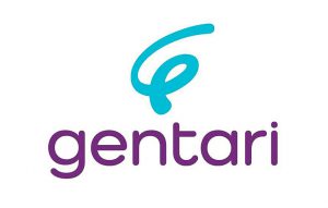 Gentari logo white